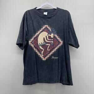 VTG Brieland Arizona Graphic Tshirt Mens XL Gray Wash Single‎ Stitch 90s Grunge